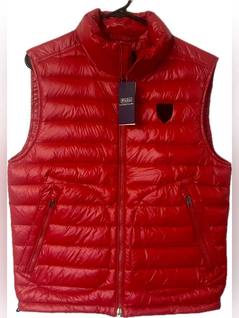 Polo by Ralph Lauren Men’s Classic Down Vest - Size S - Red